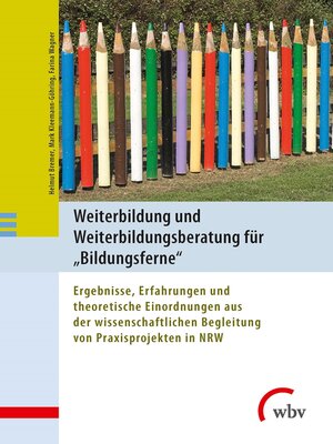 cover image of Weiterbildung und Weiterbildungsberatung für Bildungsferne